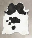 Black and White XX-Large Brazilian Cowhide Rug 8'5"H x 6'10"W #B15900 by Hudson Hides