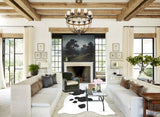Black and White XX-Large Brazilian Cowhide Rug 8'5"H x 6'10"W #B15900 by Hudson Hides