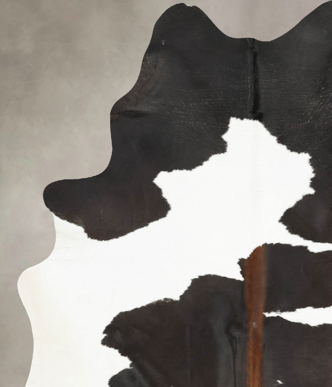 Black and White XX-Large Brazilian Cowhide Rug 8'5"H x 6'7"W #B15919 b