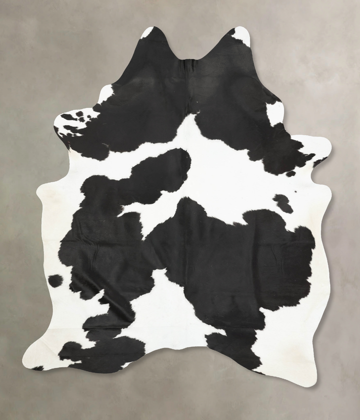 Black and White XX-Large Brazilian Cowhide Rug 8'4"H x 6'4"W #B15927 by Hudson Hides