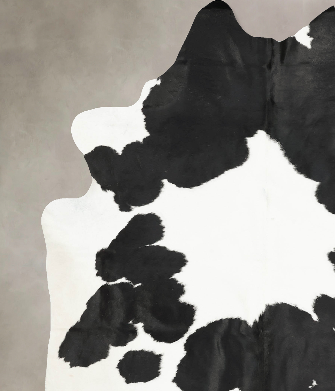 Black and White XX-Large Brazilian Cowhide Rug 8'5"H x 7'0"W #B15928 b