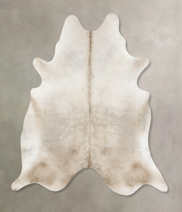 Champagne XX-Large Brazilian Cowhide Rug 7'9"H x 6'9"W #B15932 by Hudson Hides