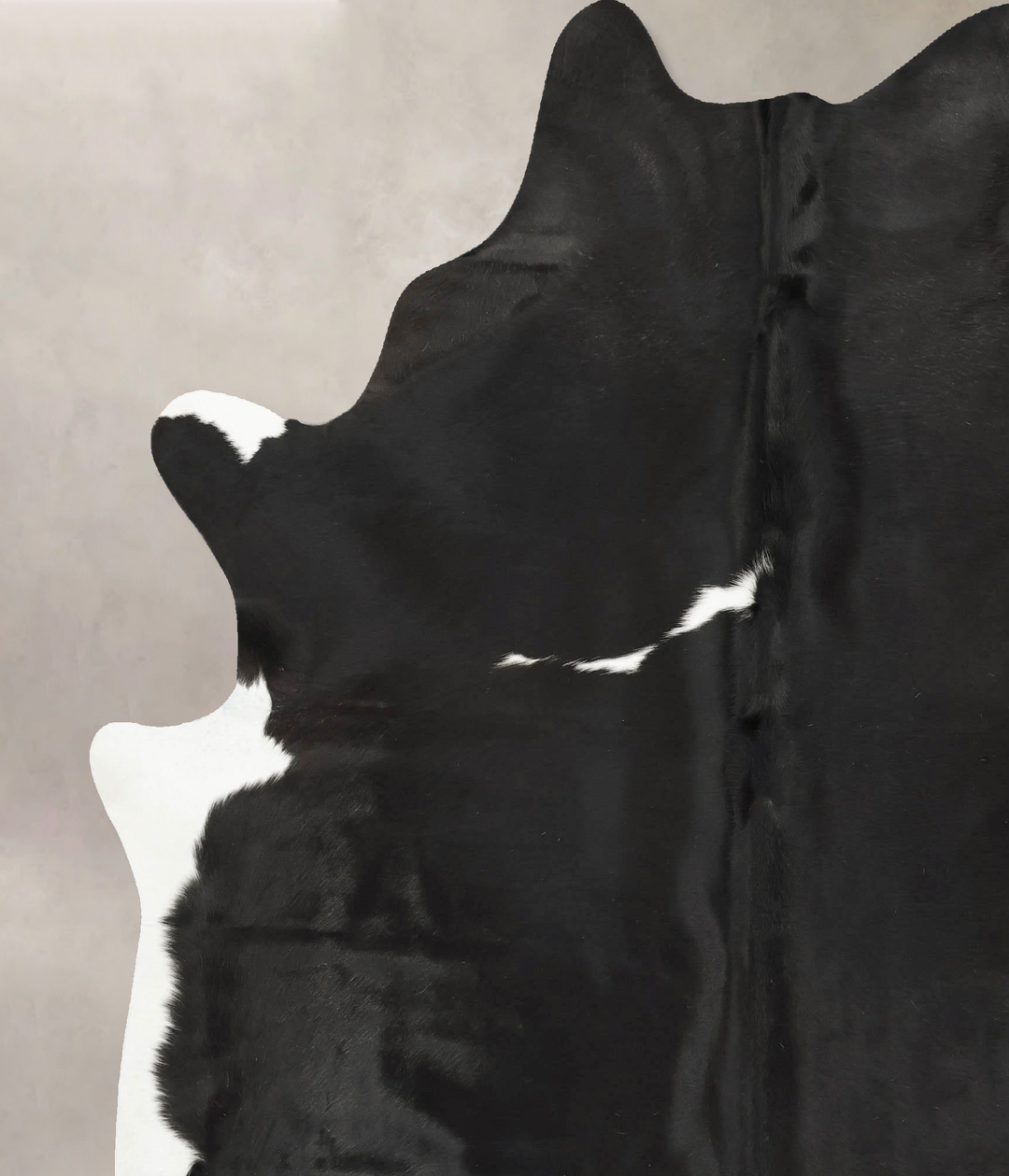 Black and White XX-Large Brazilian Cowhide Rug 8'3"H x 6'9"W #B15939 b