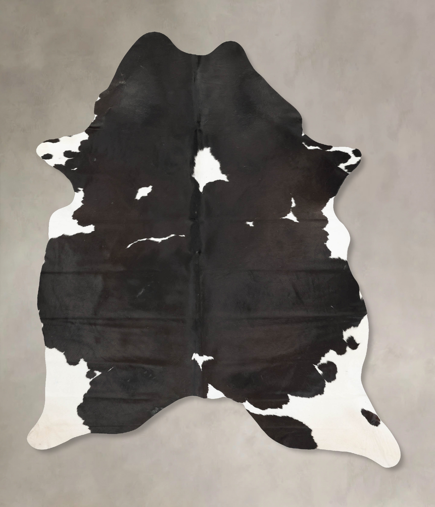 Black and White XX-Large Brazilian Cowhide Rug 8'11"H x 6'6"W #B15943 by Hudson Hides