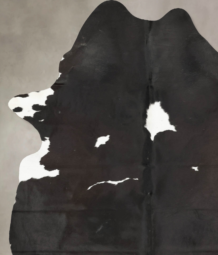 Black and White XX-Large Brazilian Cowhide Rug 8'11"H x 6'6"W #B15943 by Hudson Hides