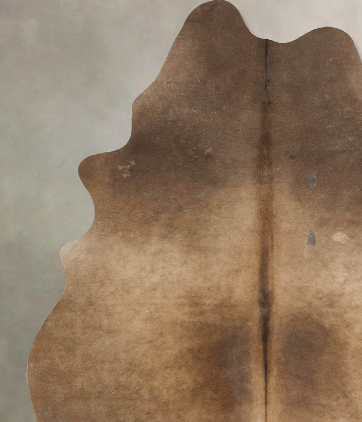 Chocolate Large Brazilian Cowhide Rug 7'1"H x 4'11"W #B15950 by Hudson Hides