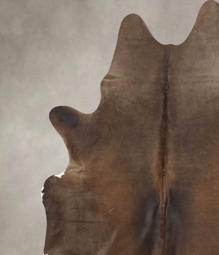 Chocolate X-Large Brazilian Cowhide Rug 7'4"H x 6'9"W #B15951 by Hudson Hides