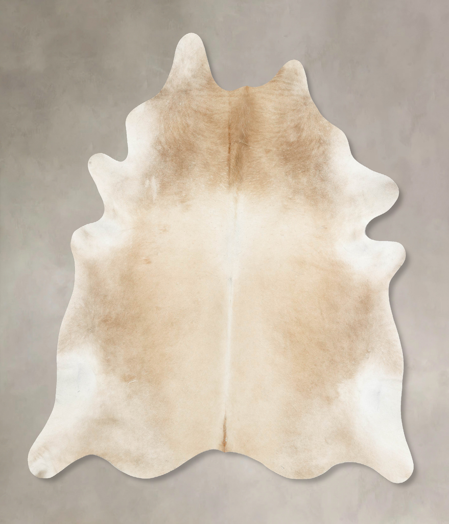 Palomino X-Large Brazilian Cowhide Rug 7'2"H x 6'5"W #B15954 by Hudson Hides