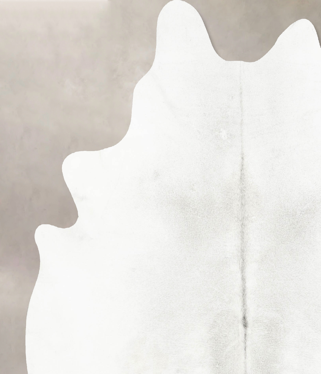 Light Grey X-Large Brazilian Cowhide Rug 7'5"H x 6'4"W #B15956 by Huds