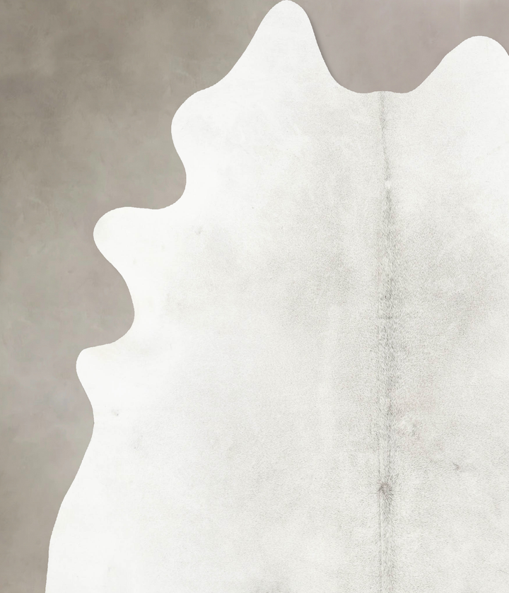 Light Grey XX-Large Brazilian Cowhide Rug 8'0"H x 6'10"W #B15961 by Hudson Hides