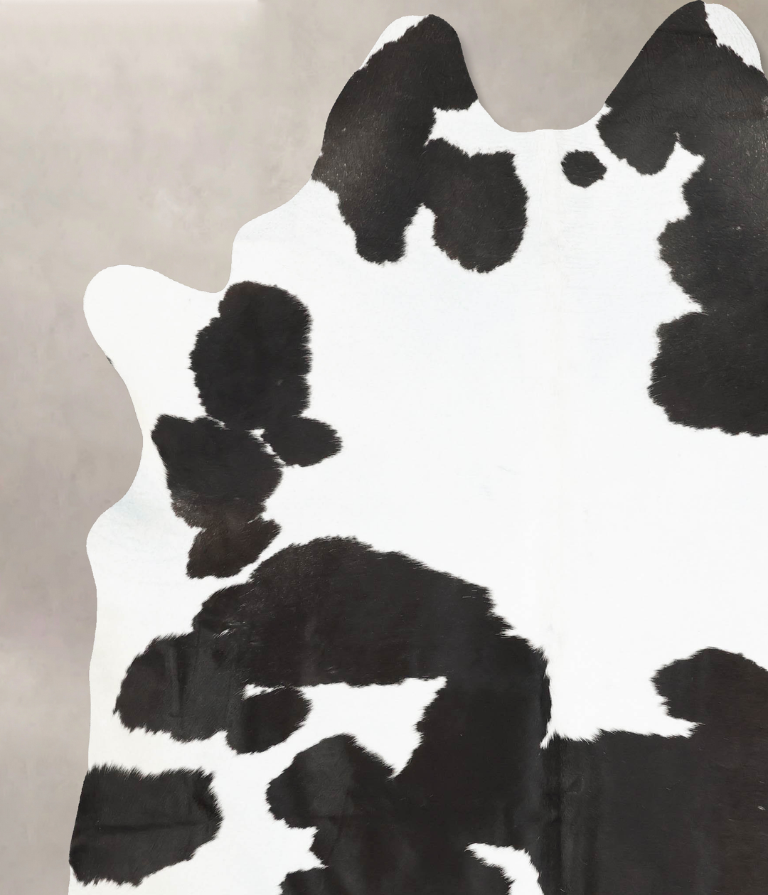 Black and White XX-Large Brazilian Cowhide Rug 8'8"H x 6'10"W #B15962 