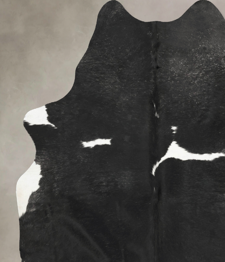 Black and White XX-Large Brazilian Cowhide Rug 8'4"H x 6'9"W #B15964 by Hudson Hides