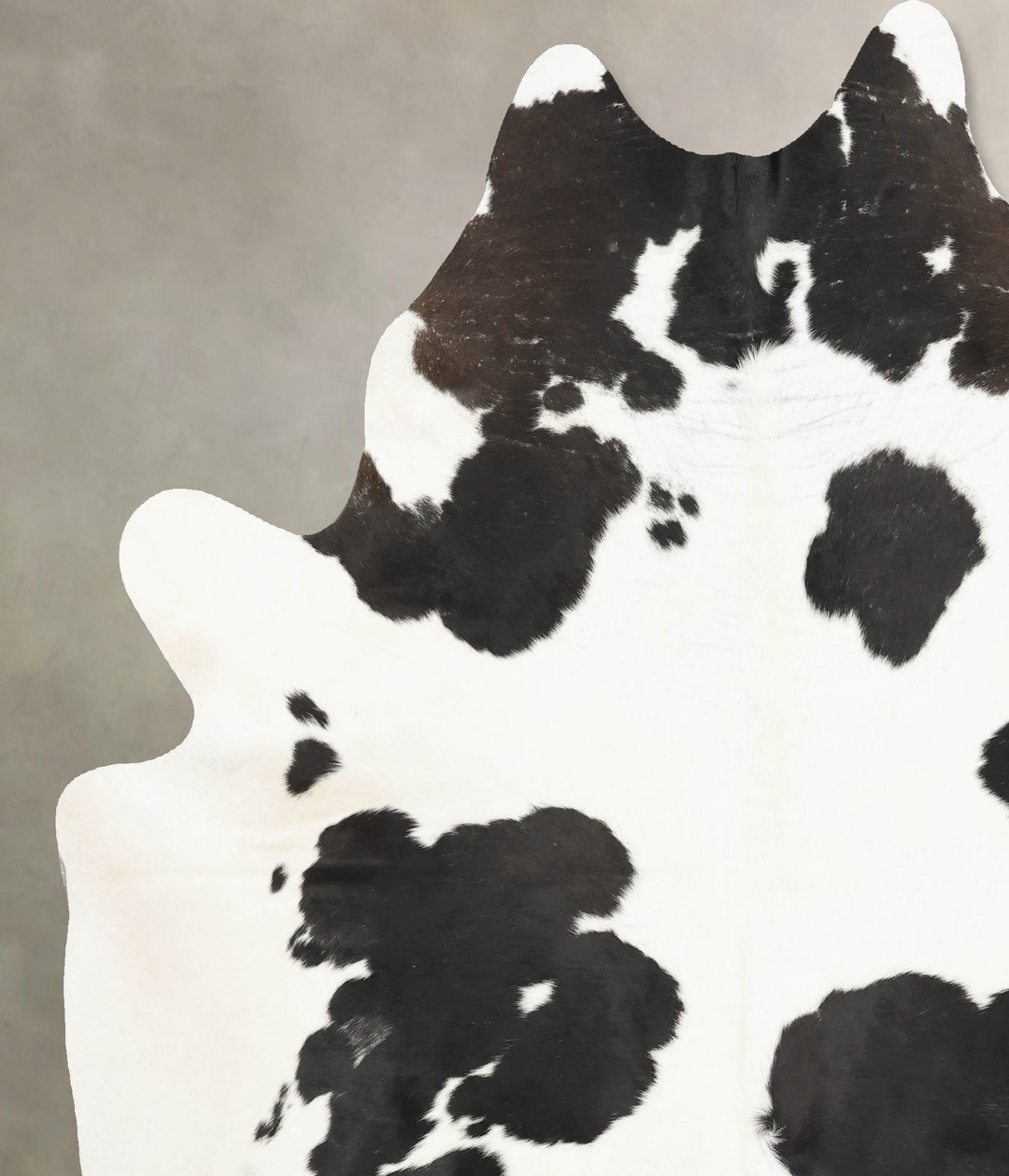 Black and White XX-Large Brazilian Cowhide Rug 7'11"H x 6'4"W #B15971 