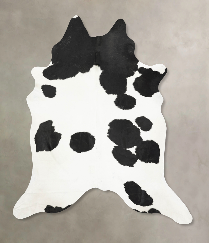 Black and White XX-Large Brazilian Cowhide Rug 9'1"H x 7'6"W #B15972 by Hudson Hides
