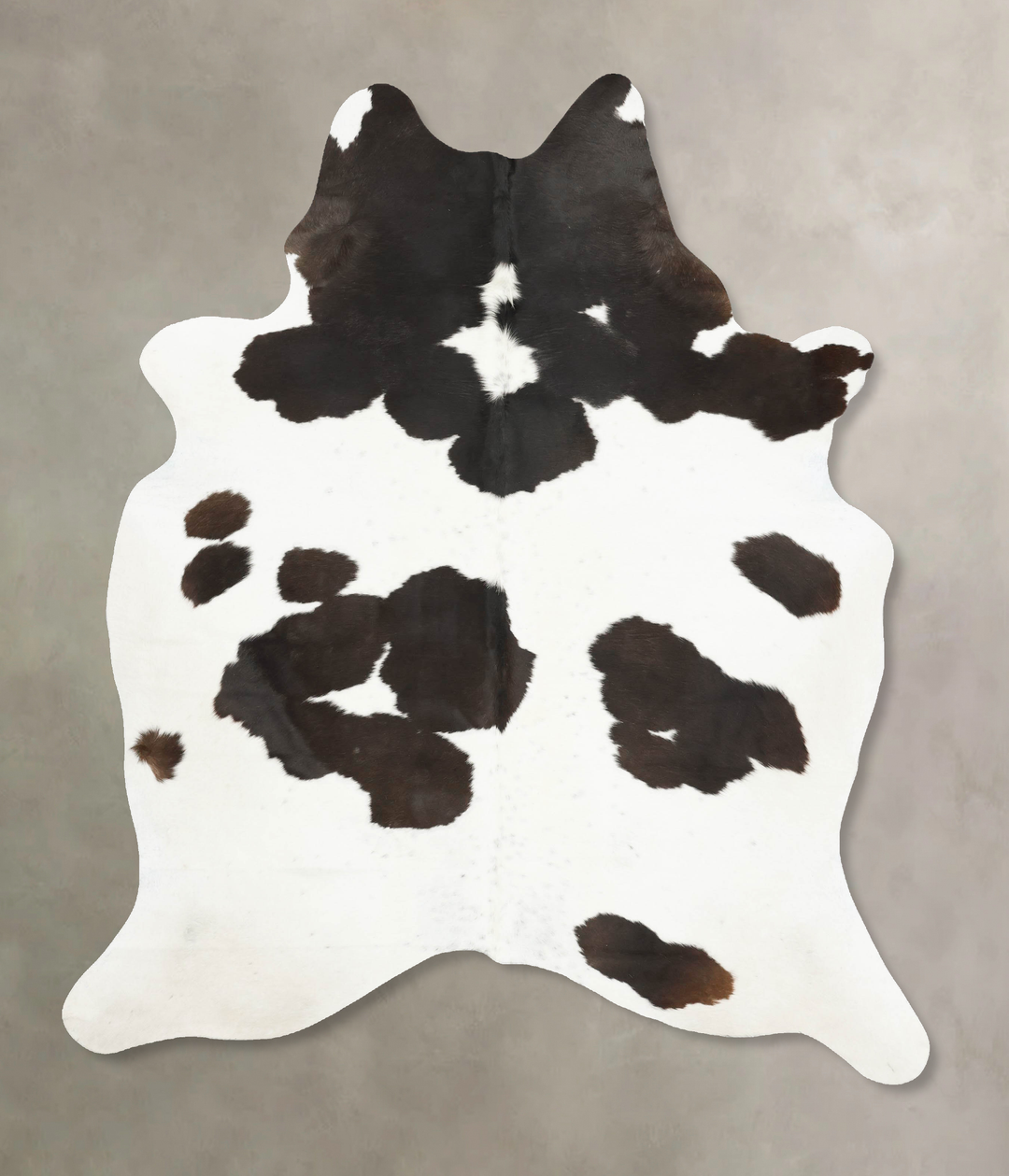 Black and White X-Large Brazilian Cowhide Rug 7'11"H x 6'1"W #B15975 b