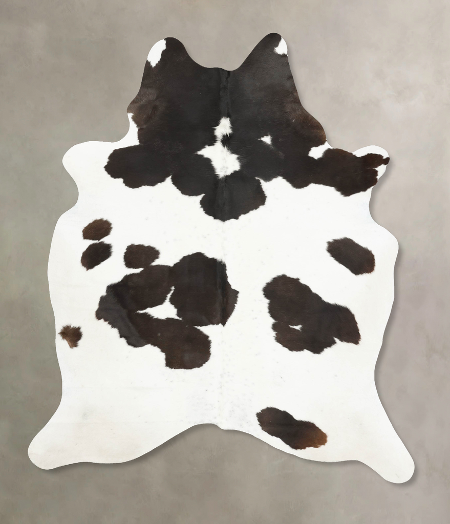 Black and White X-Large Brazilian Cowhide Rug 7'11"H x 6'1"W #B15975 by Hudson Hides