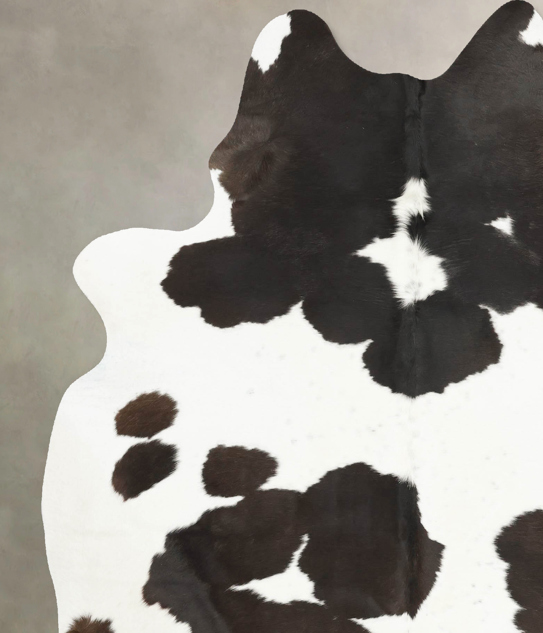 Black and White X-Large Brazilian Cowhide Rug 7'11"H x 6'1"W #B15975 b