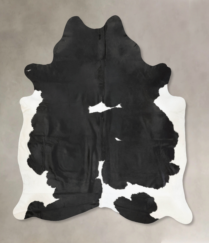 Black and White XX-Large Brazilian Cowhide Rug 8'11"H x 7'3"W #B15977 by Hudson Hides
