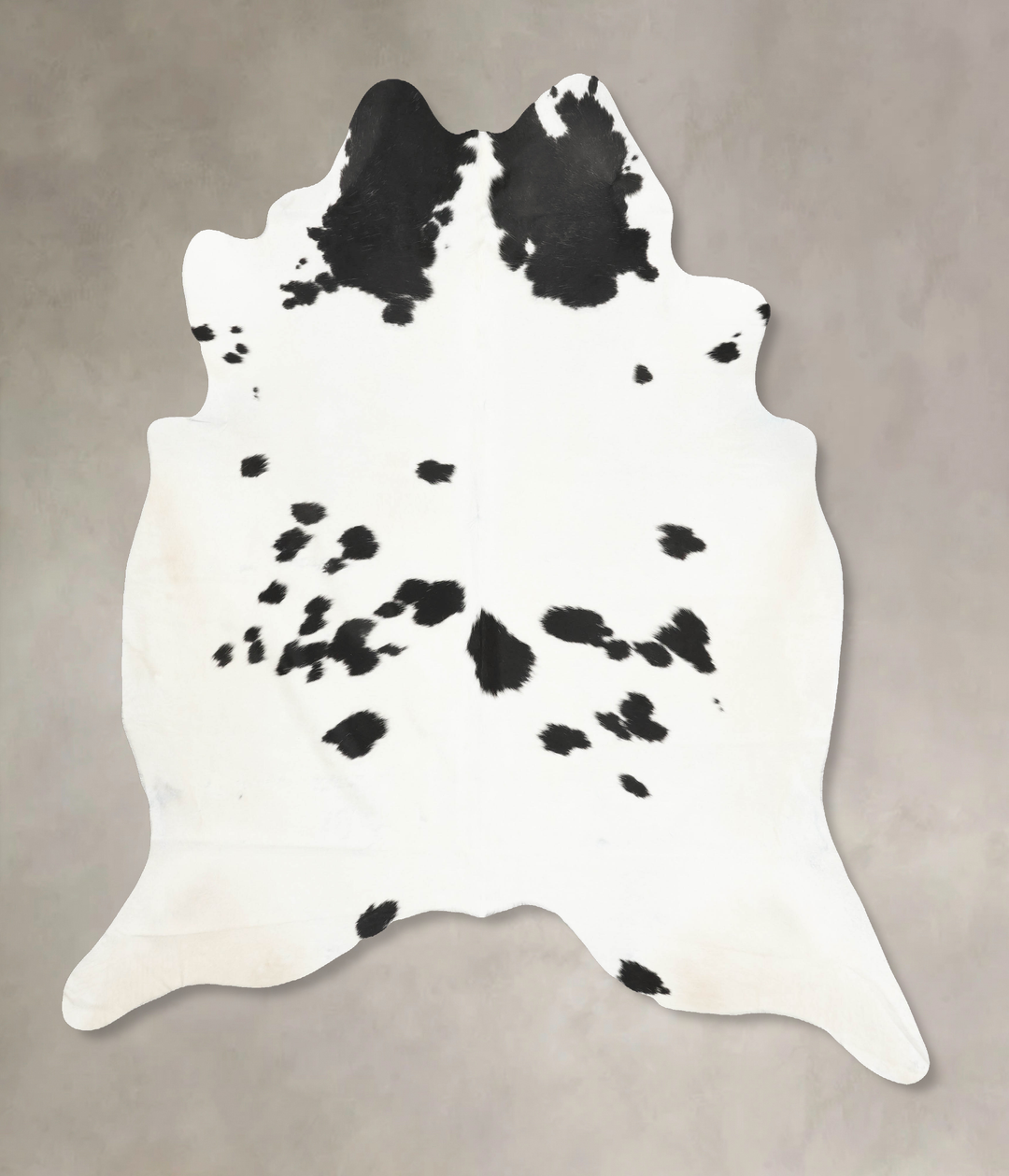 Black and White XX-Large Brazilian Cowhide Rug 9'0"H x 7'8"W #B15978 b