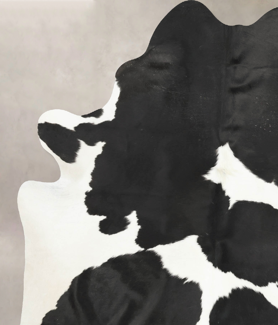 Black and White X-Large Brazilian Cowhide Rug 8'3"H x 6'1"W #B15979 by
