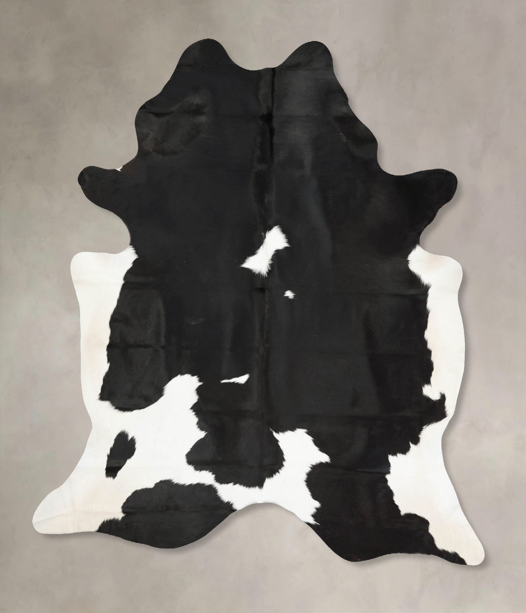 Black and White XX-Large Brazilian Cowhide Rug 8'7"H x 7'2"W #B15981 b