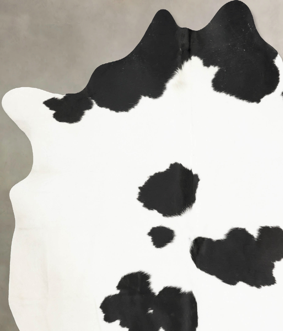 Black and White XX-Large Brazilian Cowhide Rug 8'1"H x 7'3"W #B15982 b