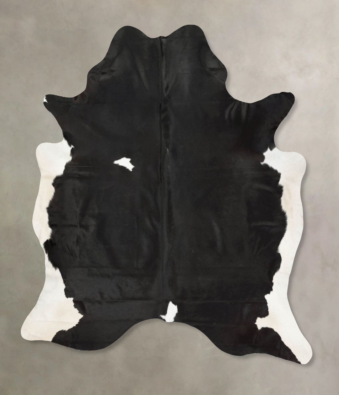 Black and White XX-Large Brazilian Cowhide Rug 9'2"H x 7'10"W #B15984 