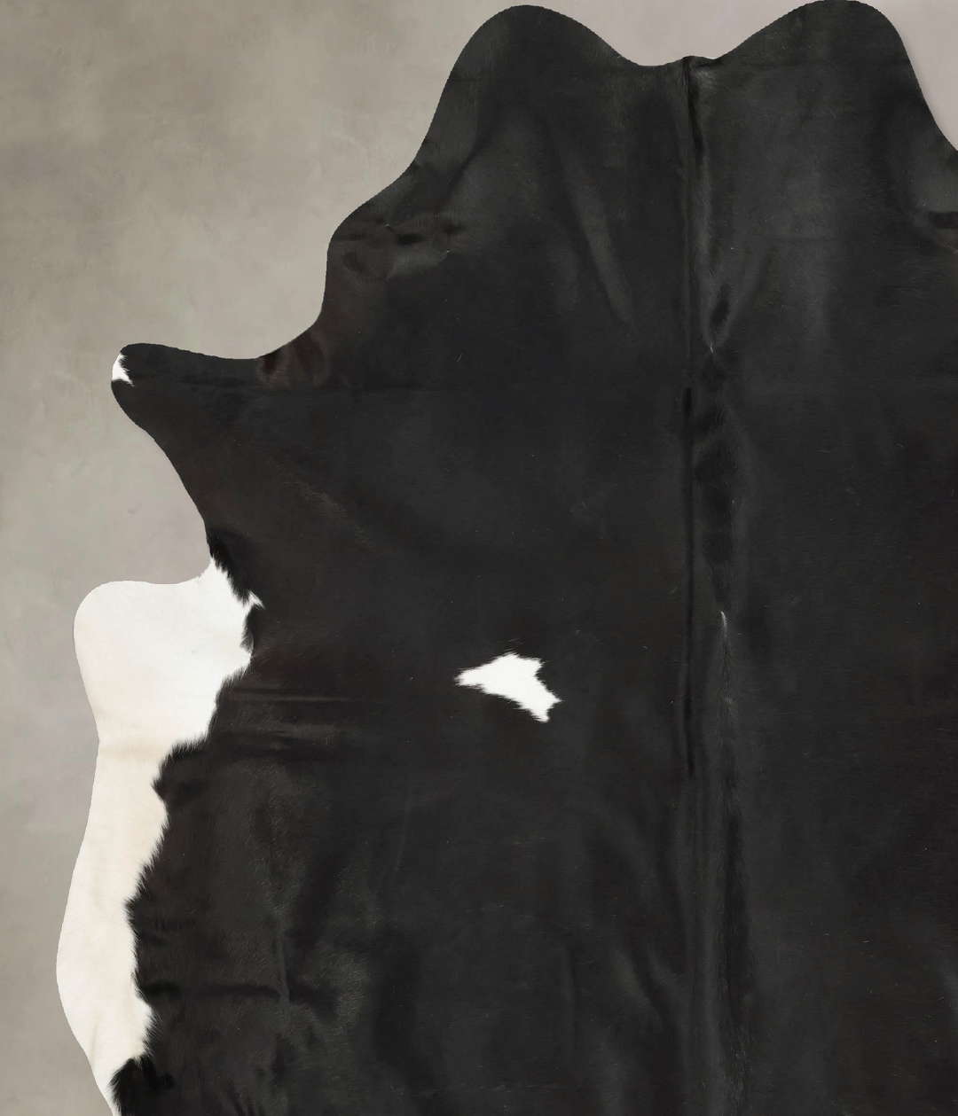 Black and White XX-Large Brazilian Cowhide Rug 9'2"H x 7'10"W #B15984 