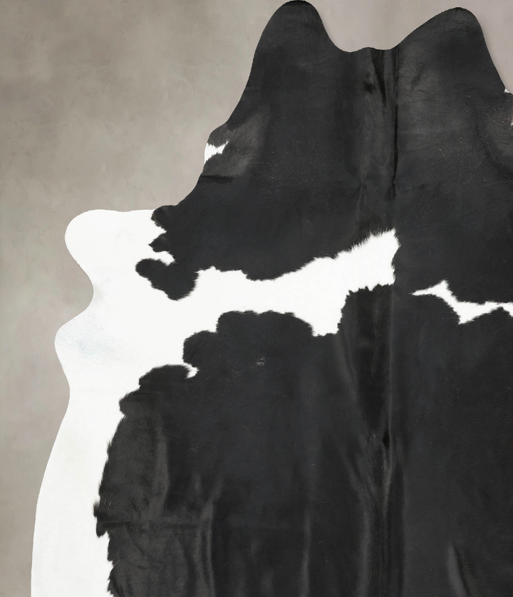 Black and White XX-Large Brazilian Cowhide Rug 8'6"H x 7'3"W #B15985 by Hudson Hides
