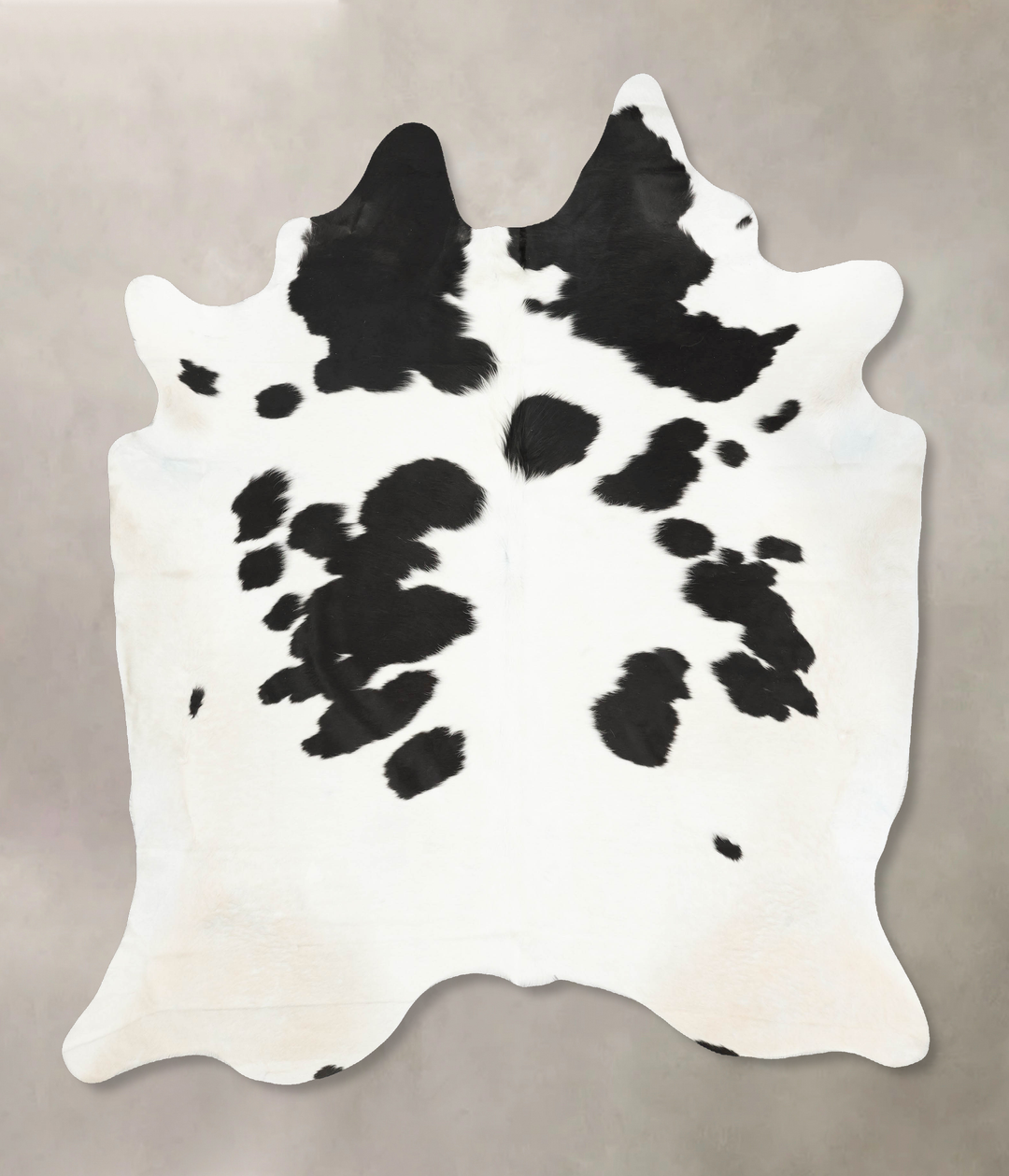 Black and White XX-Large Brazilian Cowhide Rug 8'7"H x 7'1"W #B15997 b