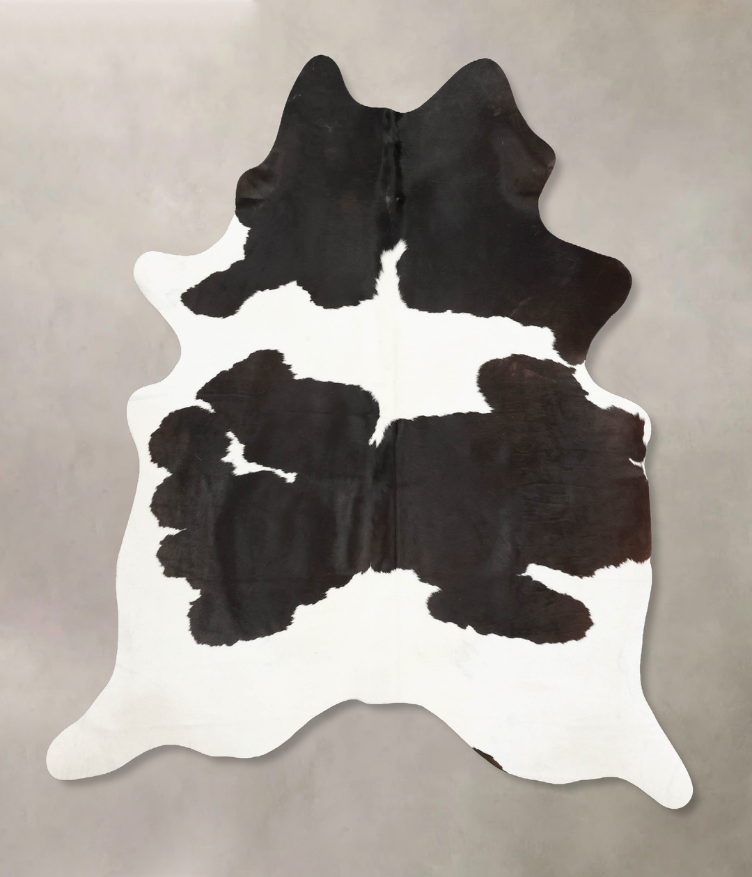 Black and White XX-Large Brazilian Cowhide Rug 8'0"H x 6'9"W #B15999 b