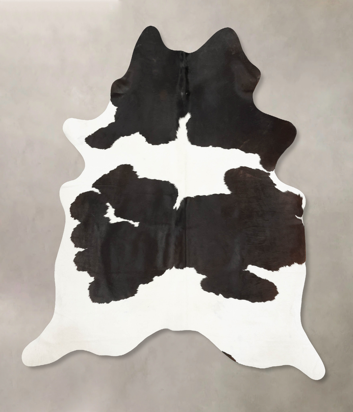 Black and White XX-Large Brazilian Cowhide Rug 8'0"H x 6'9"W #B15999 by Hudson Hides
