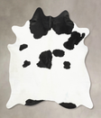 Black and White XX-Large Brazilian Cowhide Rug 7'7"H x 6'8"W #B16000 by Hudson Hides