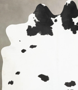 Black and White XX-Large Brazilian Cowhide Rug 8'11"H x 6'10"W #B16005 by Hudson Hides