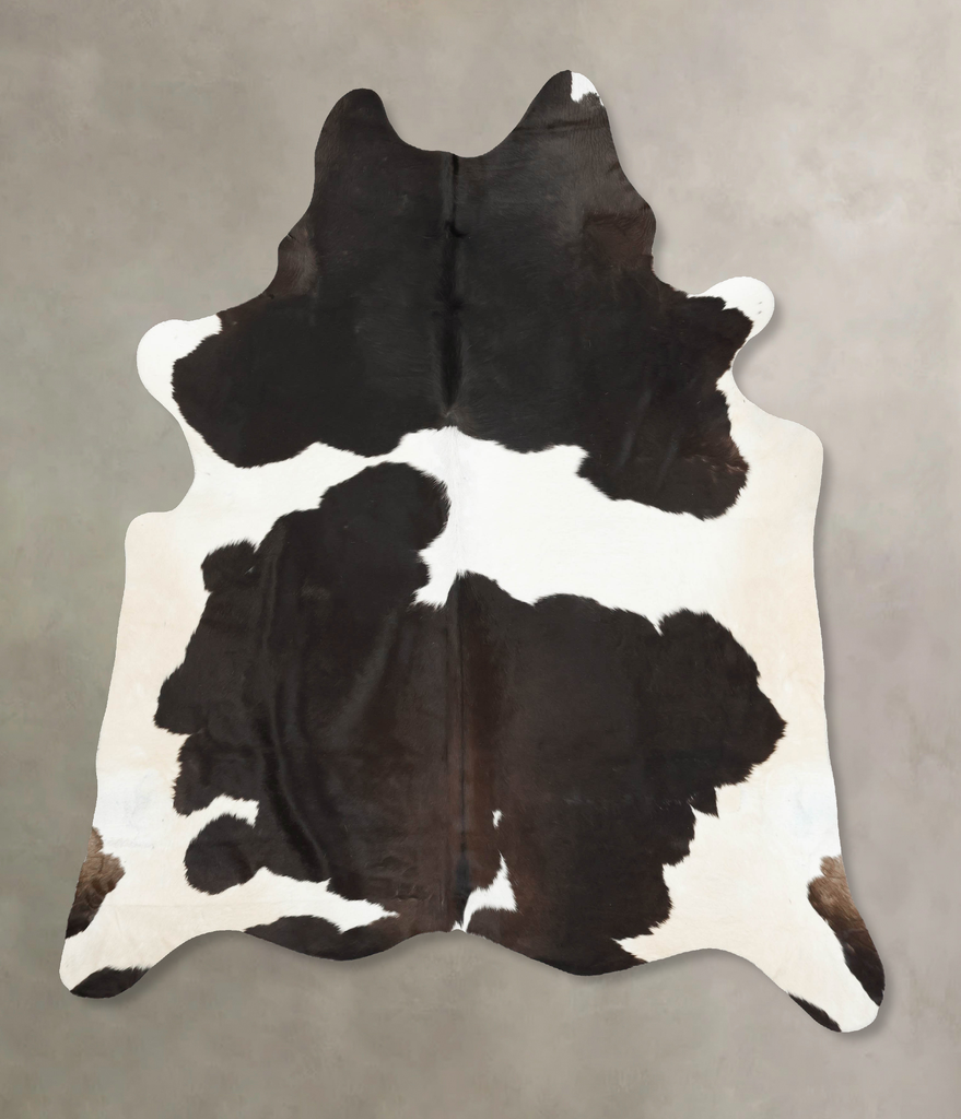 Black and White XX-Large Brazilian Cowhide Rug 8'4"H x 6'10"W #B16008 by Hudson Hides