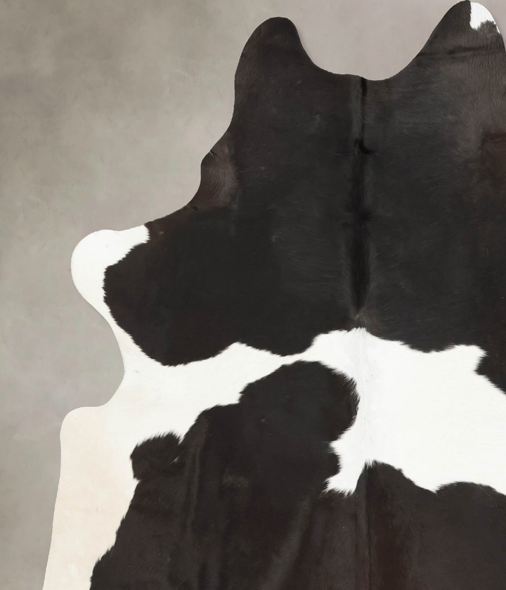 Black and White XX-Large Brazilian Cowhide Rug 8'4"H x 6'10"W #B16008 by Hudson Hides
