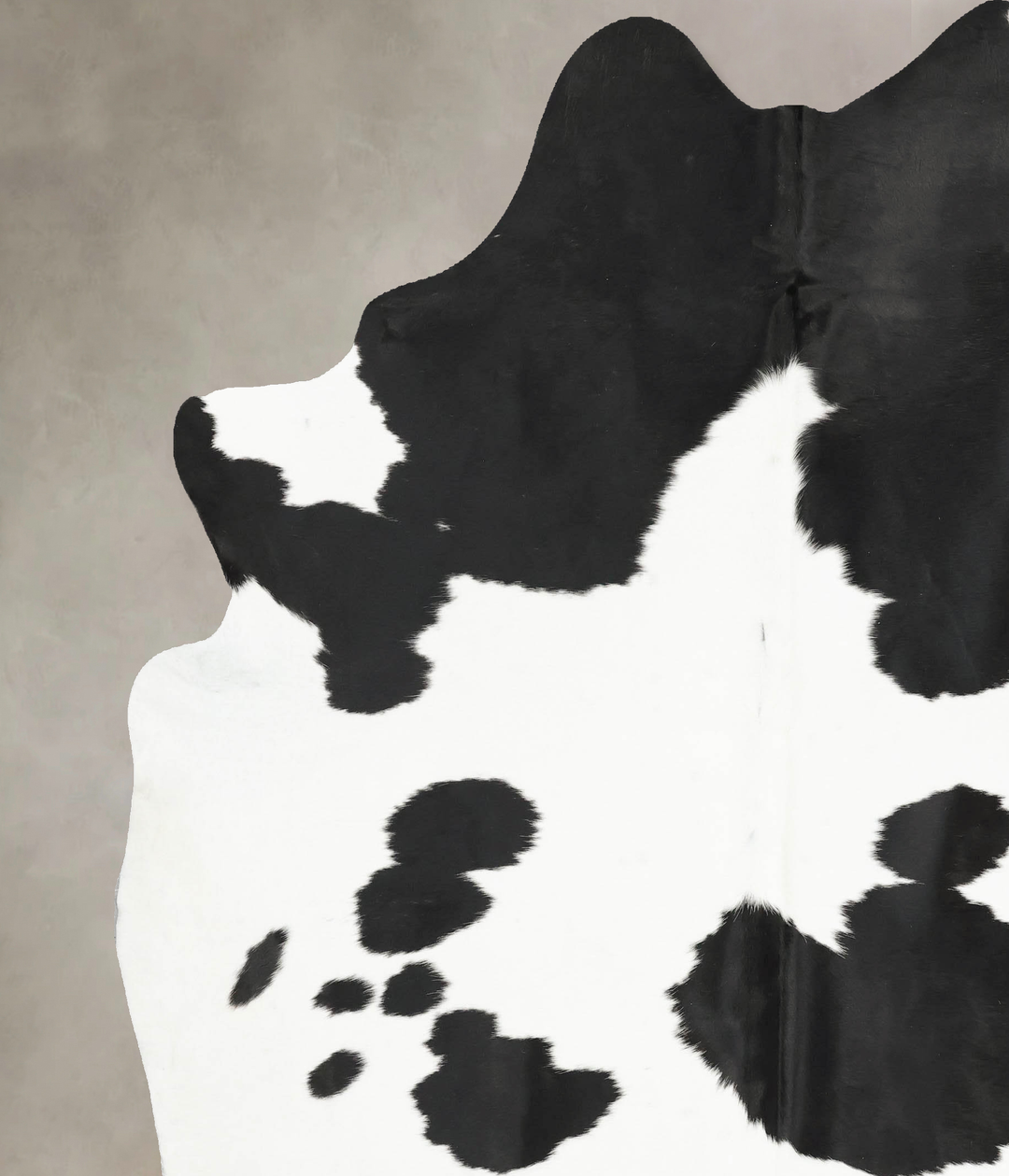 Black and White XX-Large Brazilian Cowhide Rug 8'7"H x 7'2"W #B16020 b