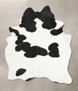 Black and White XX-Large Brazilian Cowhide Rug 8'11"H x 6'10"W #B16021 by Hudson Hides