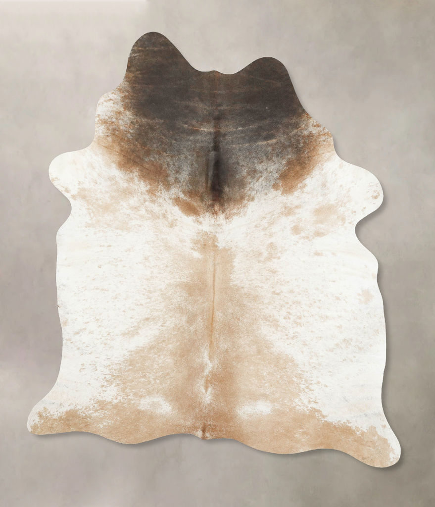 Light Caramel X-Large Brazilian Cowhide Rug 7'11"H x 5'7"W #B16023 by Hudson Hides
