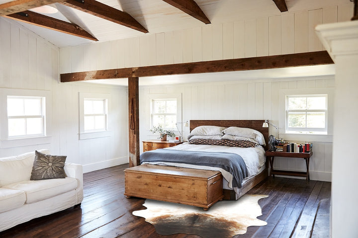 Light Caramel X-Large Brazilian Cowhide Rug 7'11"H x 5'7"W #B16023 by Hudson Hides