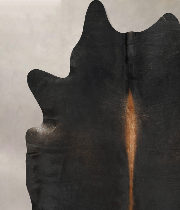 Chocolate XX-Large Brazilian Cowhide Rug 7'7"H x 6'10"W #B16032 by Hudson Hides