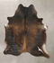 Chocolate X-Large Brazilian Cowhide Rug 7'4
