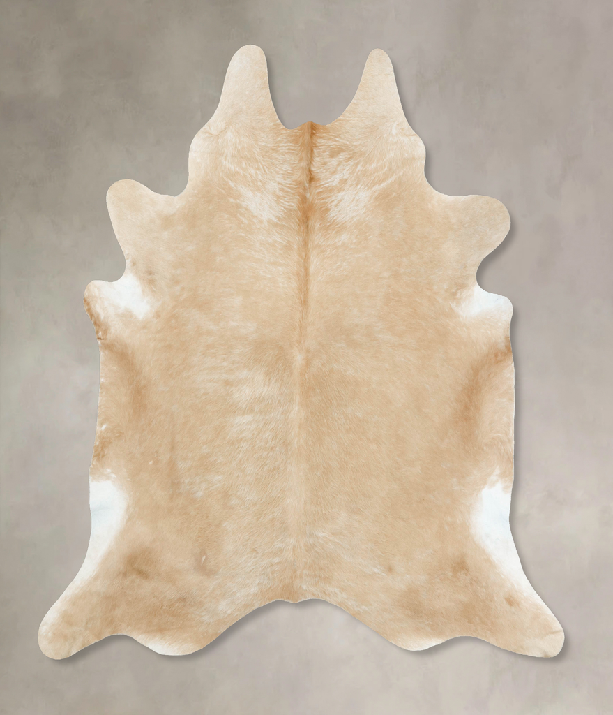 Palomino XX-Large Brazilian Cowhide Rug 7'8"H x 7'6"W #B16039 by Hudson Hides