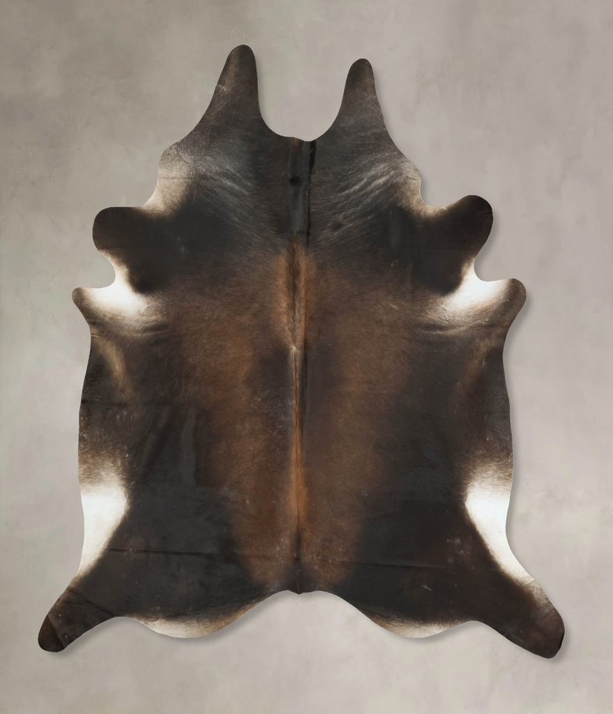 Chocolate XX-Large Brazilian Cowhide Rug 8'9"H x 7'5"W #B16041 by Hudson Hides