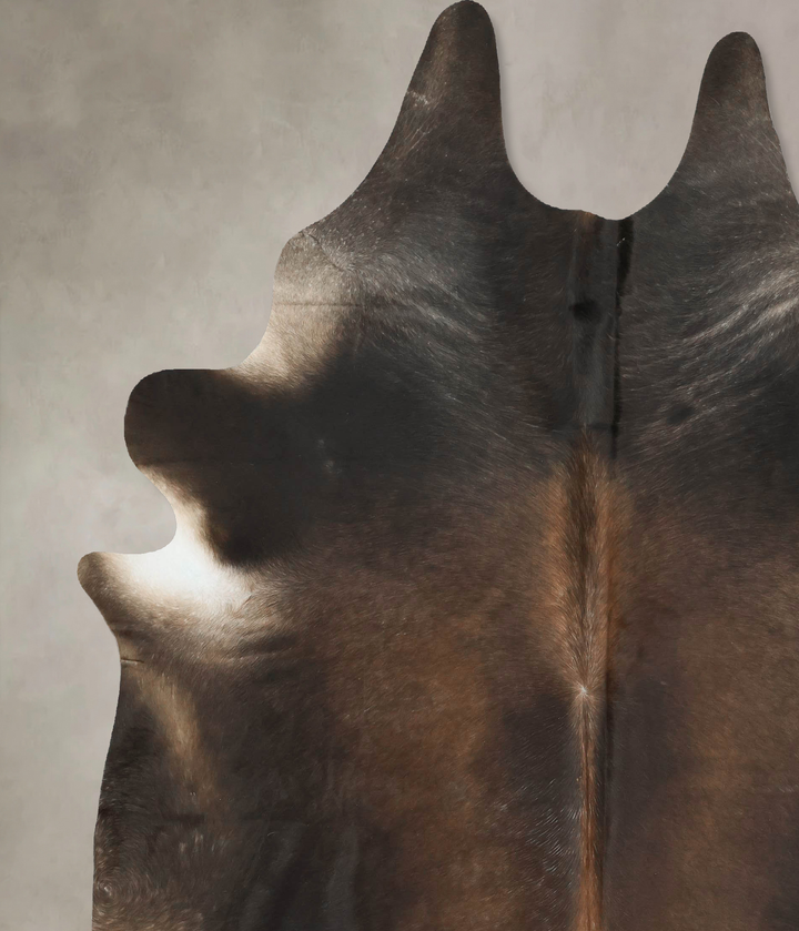 Chocolate XX-Large Brazilian Cowhide Rug 8'9"H x 7'5"W #B16041 by Hudson Hides