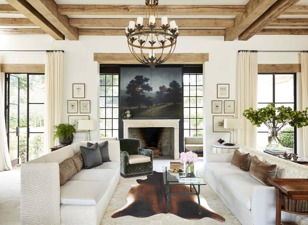 Chocolate XX-Large Brazilian Cowhide Rug 8'3"H x 7'2"W #B16065 by Huds