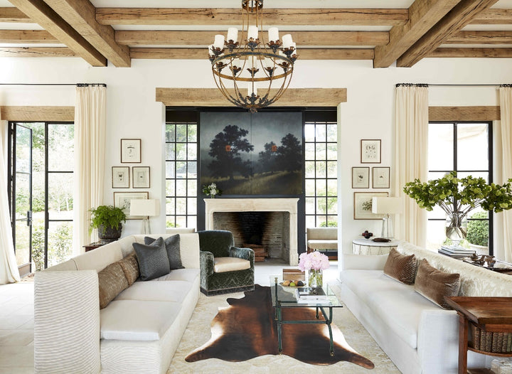 Chocolate XX-Large Brazilian Cowhide Rug 8'3"H x 7'2"W #B16065 by Hudson Hides