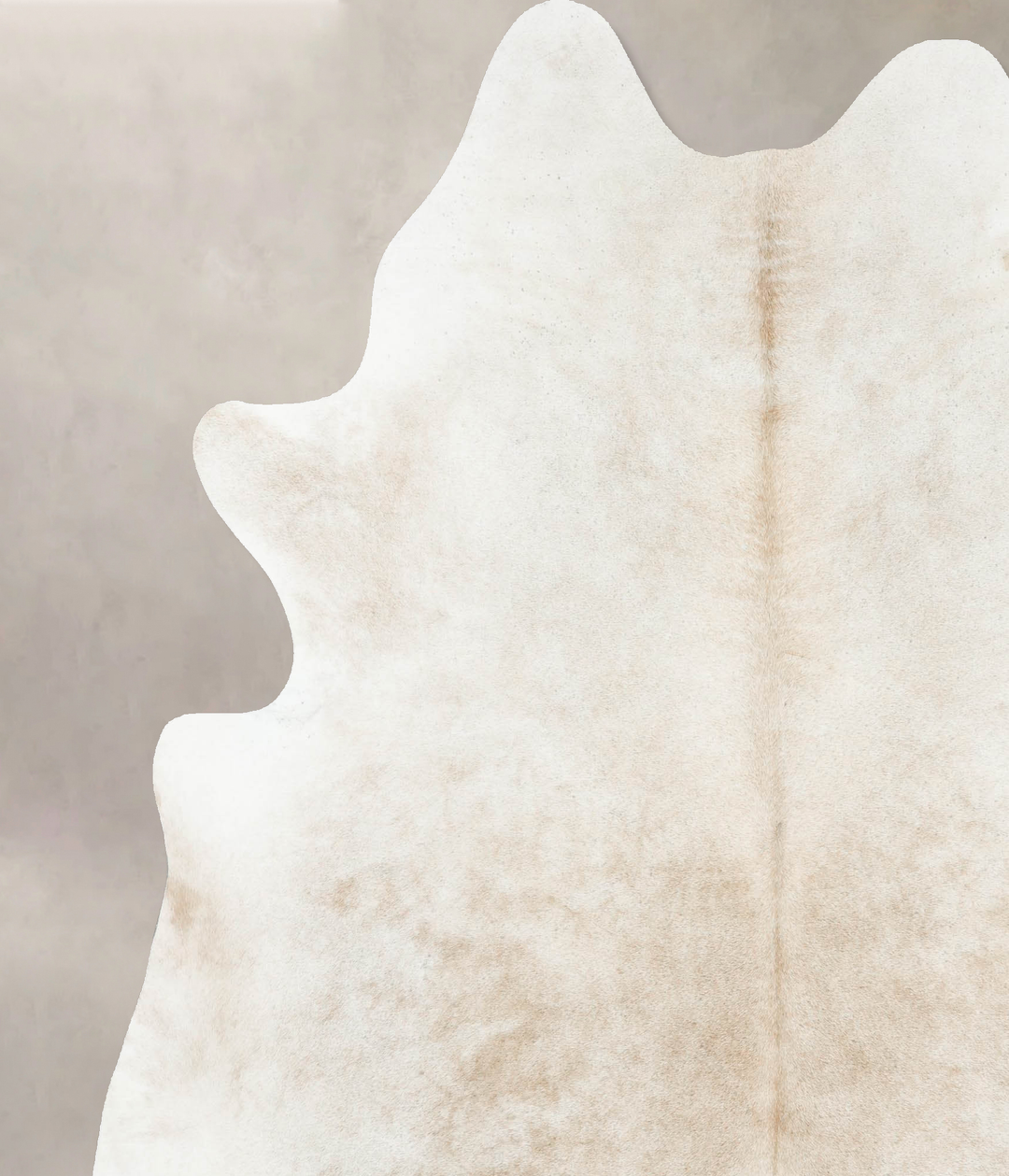 Grey with Beige XX-Large Brazilian Cowhide Rug 7'7"H x 6'8"W #B16074 b