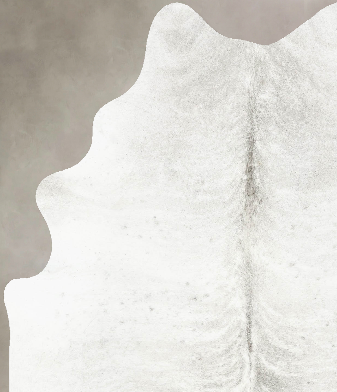 Grey Brindle Large Brazilian Cowhide Rug 6'8"H x 4'10"W #B16081 by Hud