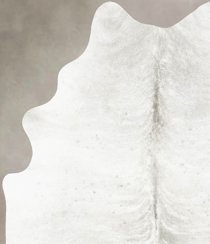 Grey Brindle Large Brazilian Cowhide Rug 6'8"H x 4'10"W #B16081 by Hudson Hides